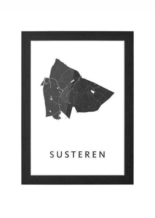 Susteren White Ingelijst in Zwart lijst Kopen | Kunst in Kaart