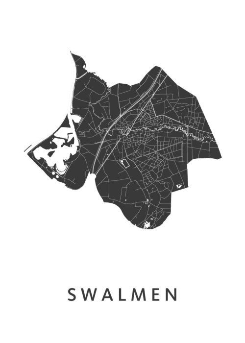 Swalmen Stadskaart Poster Kopen