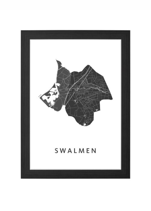 Swalmen Ingelijst in Zwart lijst Kopen | Kunst in Kaart