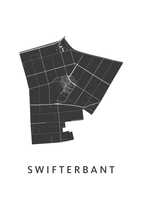 Swifterbant Stadskaart Poster Kopen