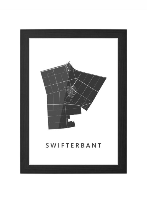 Swifterbant Ingelijst in Zwart lijst Kopen | Kunst in Kaart