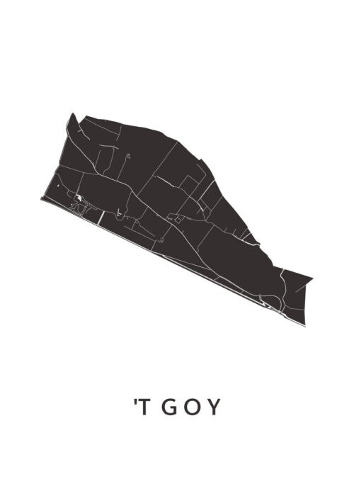’t Goy Stadskaart Poster Kopen