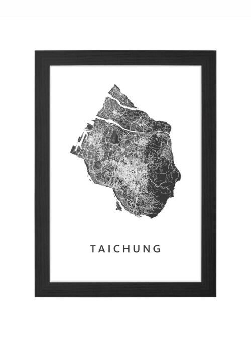 Taichung Ingelijst in Zwart lijst Kopen | Kunst in Kaart
