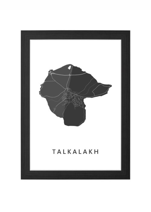 Talkalakh Ingelijst in Zwart lijst Kopen | Kunst in Kaart