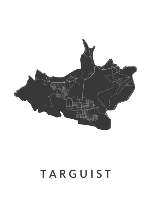 Targuist Kaart Poster