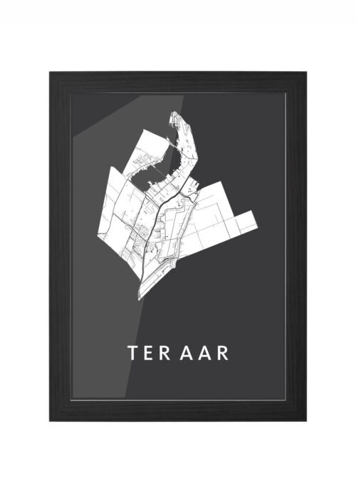 Ter Aar Black Ingelijst in Zwart lijst Kopen | Kunst in Kaart