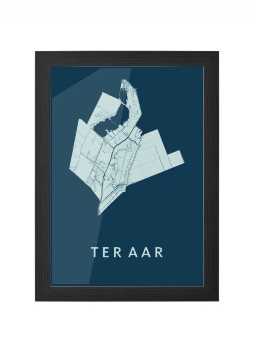 Ter Aar Feldgrau Ingelijst in Zwart lijst Kopen | Kunst in Kaart