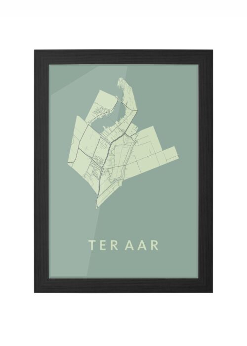 Ter Aar Olive Ingelijst in Zwart lijst Kopen | Kunst in Kaart