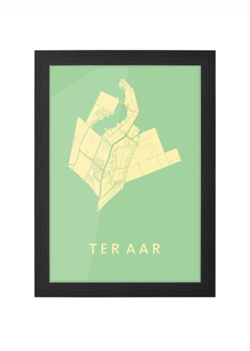 Ter Aar Spring Ingelijst in Zwart lijst Kopen | Kunst in Kaart