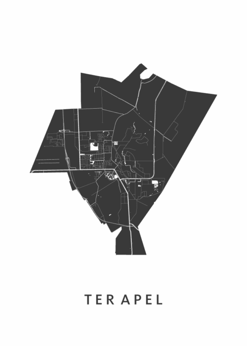 Ter Apel Stadskaart Poster Kopen
