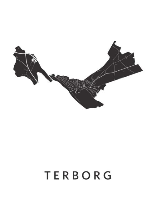 Terborg Stadskaart Poster Kopen