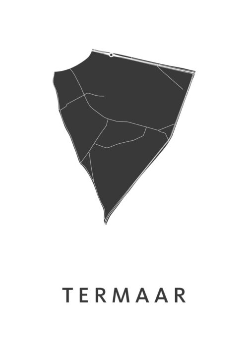 Termaar Stadskaart Poster Kopen