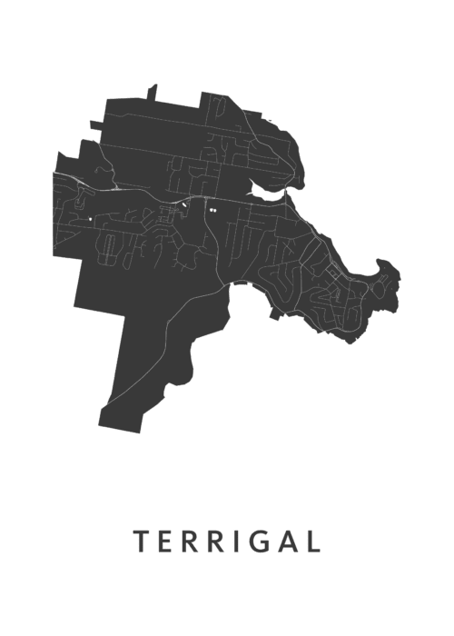 Terrigal Kaart Poster