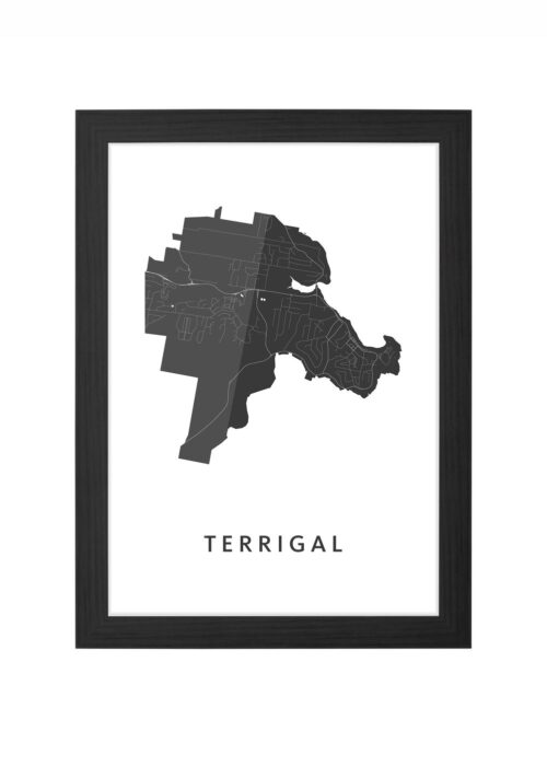 Terrigal Ingelijst in Zwart lijst Kopen | Kunst in Kaart
