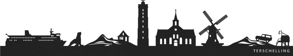 Terschelling zwarte skyline