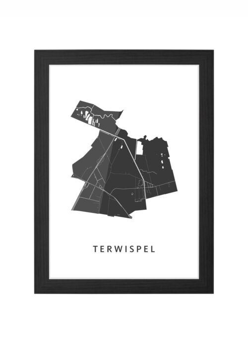 Terwispel Ingelijst in Zwart lijst Kopen | Kunst in Kaart