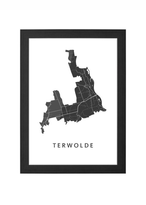 Terwolde Ingelijst in Zwart lijst Kopen | Kunst in Kaart