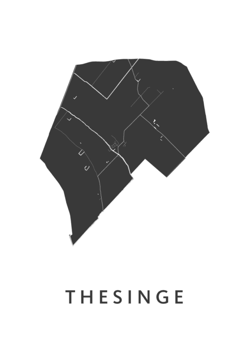 Thesinge Stadskaart