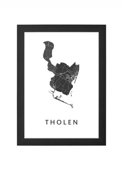 Tholen Ingelijst in Zwart lijst Kopen | Kunst in Kaart