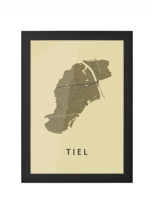 Tiel GoldenRod Ingelijst in Zwart lijst Kopen | Kunst in Kaart