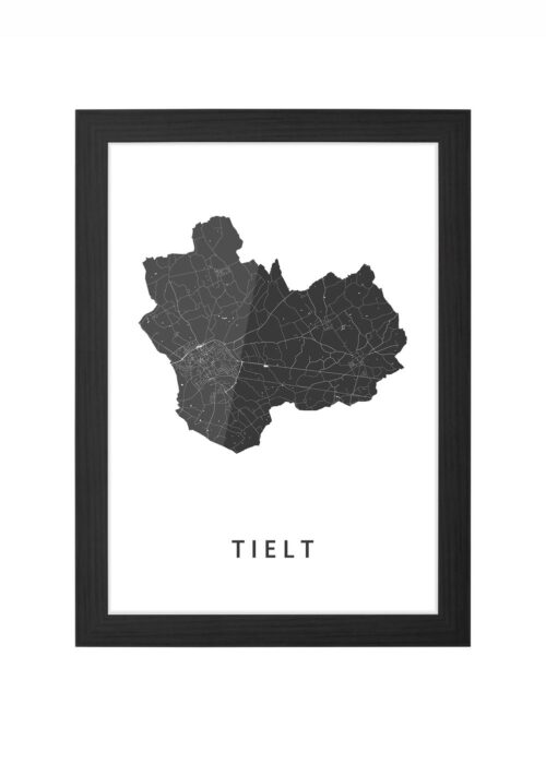 Tielt Ingelijst in Zwart lijst Kopen | Kunst in Kaart