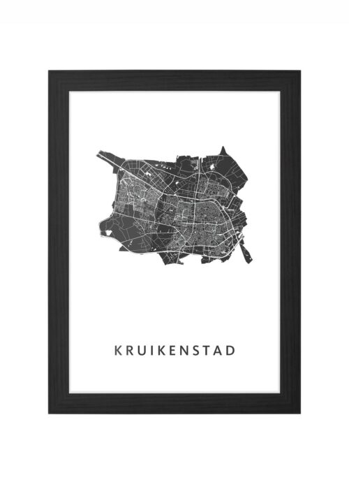 Kruikenstad Carnaval Ingelijst in Zwart lijst Kopen | Kunst in Kaart