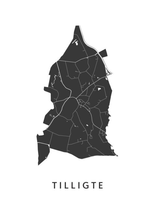 Tilligte Kaart Poster