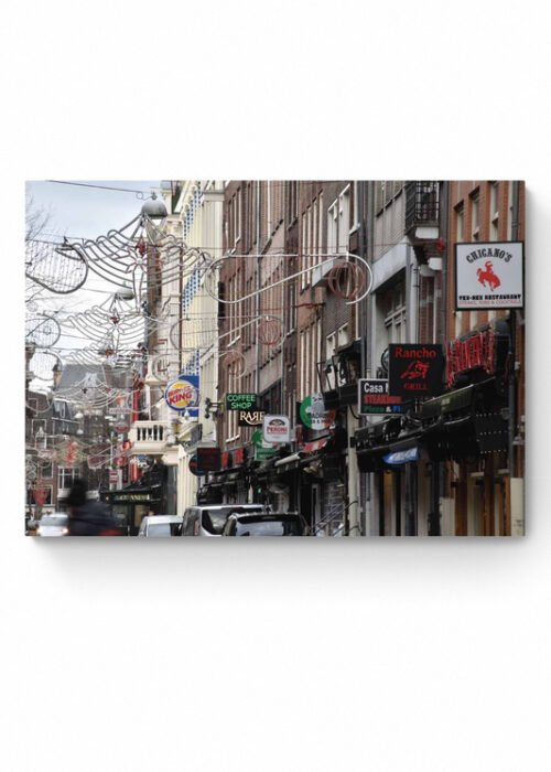 Toeristisch Amsterdam — Fotografie Poster