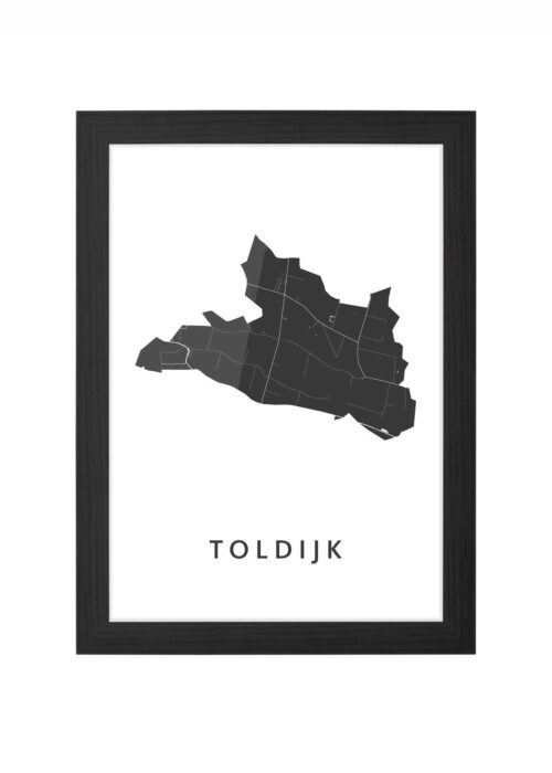 Toldijk Ingelijst in Zwart lijst Kopen | Kunst in Kaart