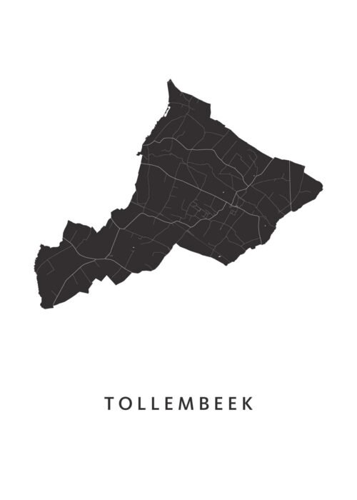 Tollembeek Stadskaart Poster Kopen