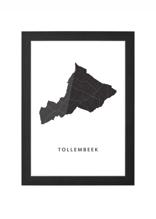 Tollembeek Ingelijst in Zwart lijst Kopen | Kunst in Kaart