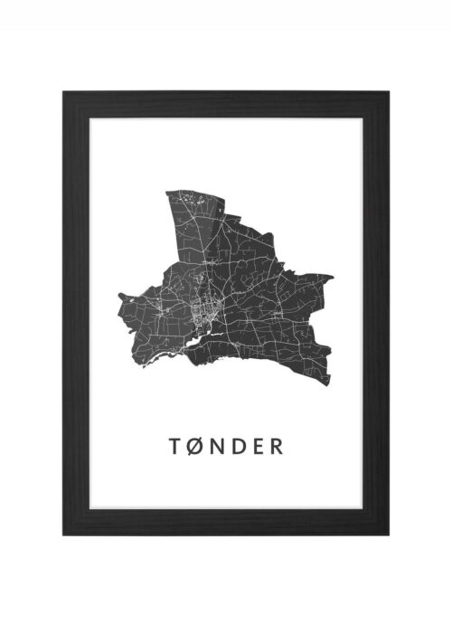 Tønder Ingelijst in Zwart lijst Kopen | Kunst in Kaart
