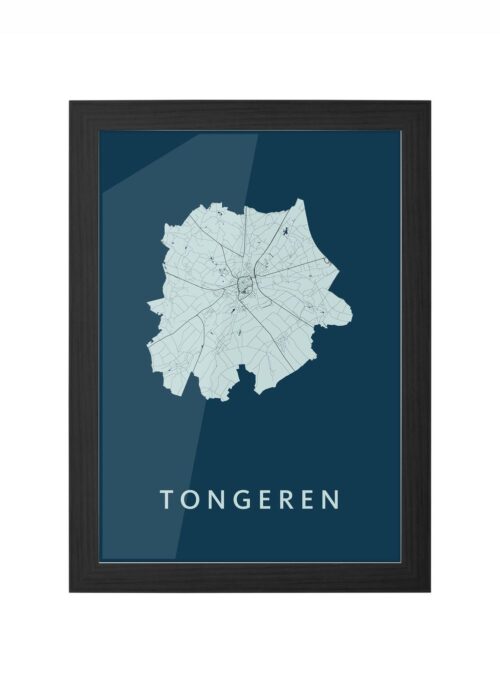 Tongeren Navy Ingelijst in Zwart lijst Kopen | Kunst in Kaart