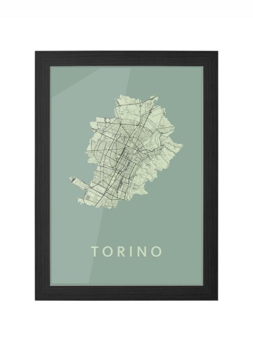Torino Olive Ingelijst in Zwart lijst Kopen | Kunst in Kaart