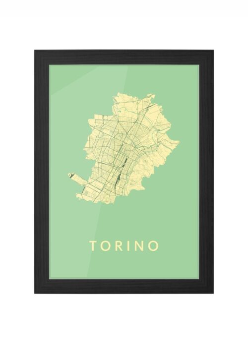 Torino Spring Ingelijst in Zwart lijst Kopen | Kunst in Kaart
