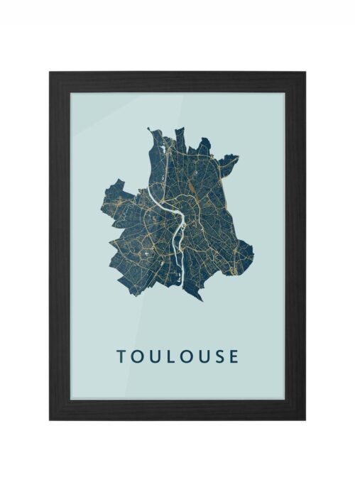 Toulouse Prussian Ingelijst in Zwart lijst Kopen | Kunst in Kaart