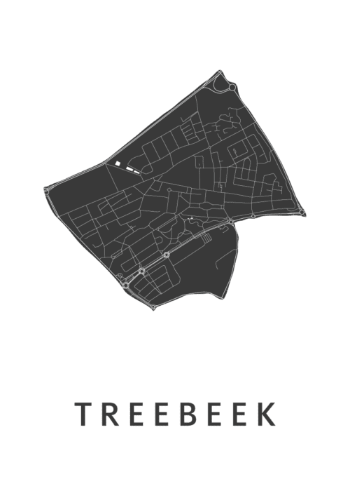 Treebeek Stadskaart Poster Kopen