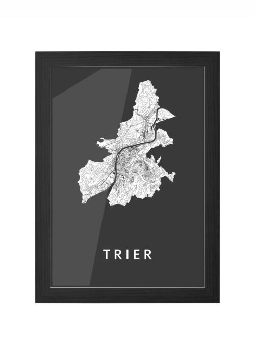 Trier Black Ingelijst in Zwart lijst Kopen | Kunst in Kaart