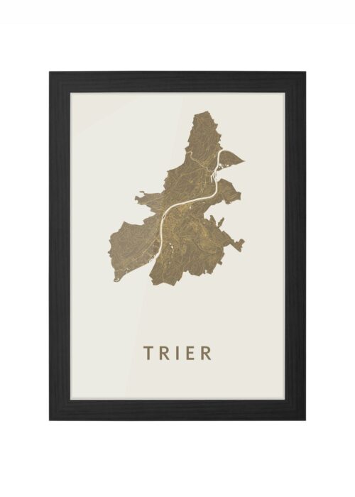 Trier Gold Ingelijst in Zwart lijst Kopen | Kunst in Kaart