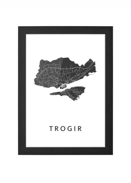 Trogir Ingelijst in Zwart lijst Kopen | Kunst in Kaart