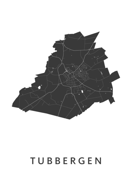 Tubbergen Kaart Poster