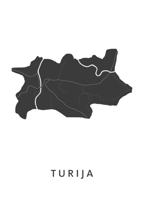 Turija Stadskaart Poster Kopen