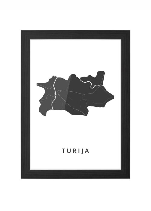 Turija Ingelijst in Zwart lijst Kopen | Kunst in Kaart