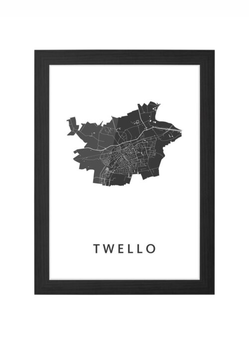 Twello Ingelijst in Zwart lijst Kopen | Kunst in Kaart