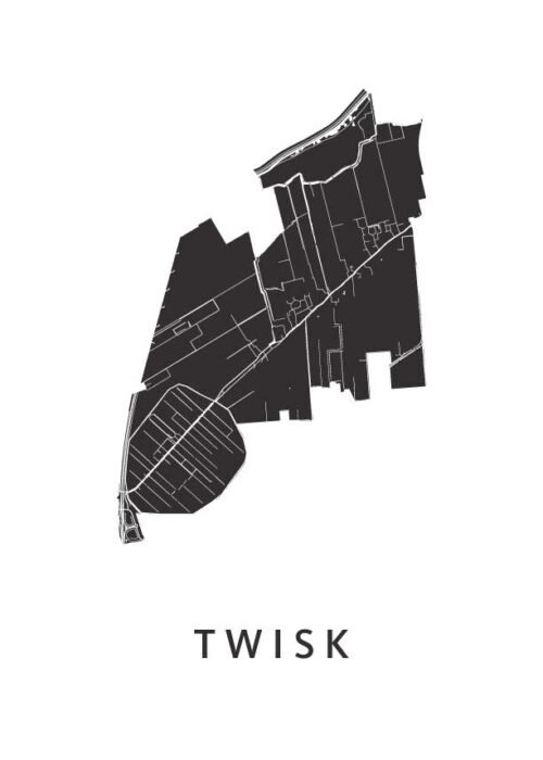 Twisk Kaart Poster