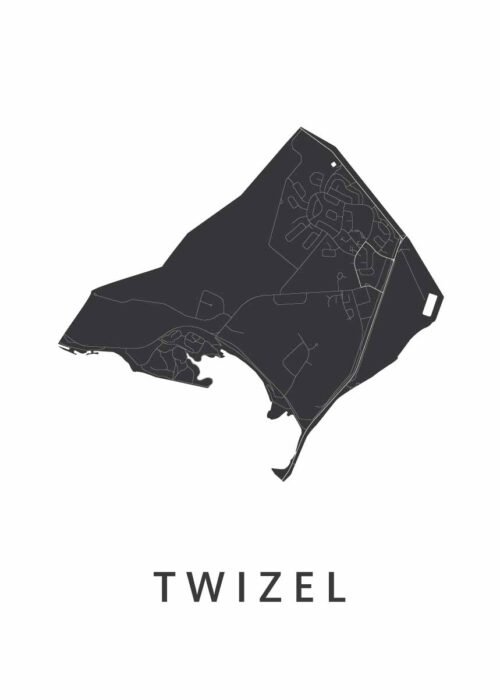 Twizel Stadskaart Poster Kopen