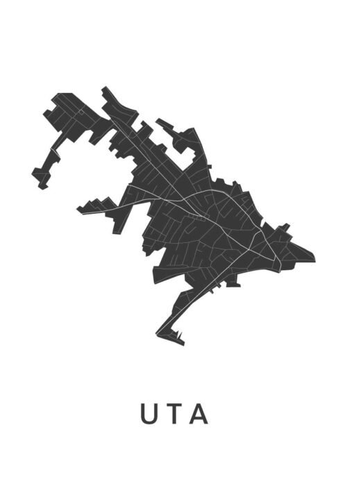 Uta Stadskaart Poster Kopen