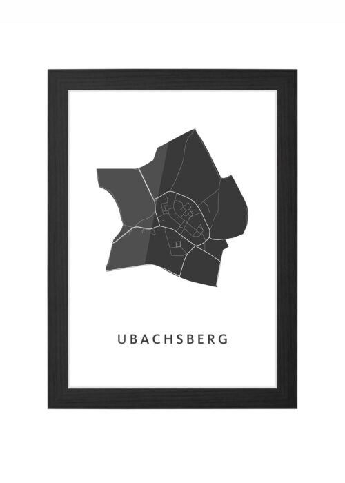 Ubachsberg Ingelijst in Zwart lijst Kopen | Kunst in Kaart