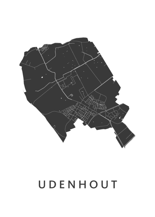 Udenhout Stadskaart Poster Kopen
