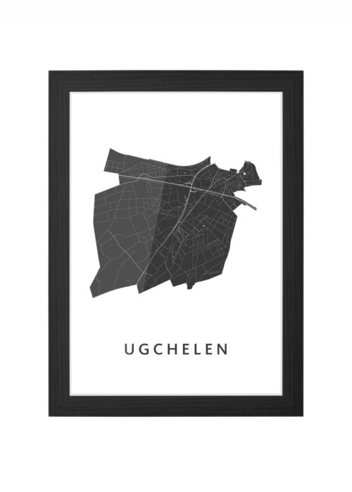 Ugchelen Ingelijst in Zwart lijst Kopen | Kunst in Kaart
